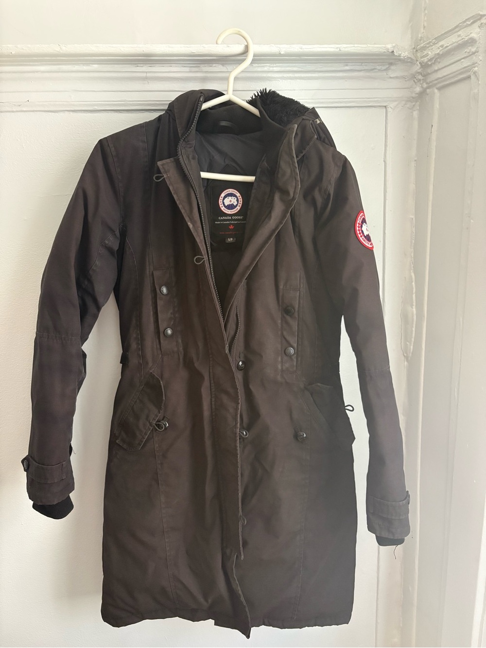 Canada Goose Women's Black Parka Jacket